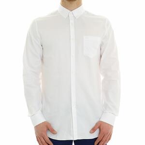 CAMICIA CON TASCHINO BIANCO
